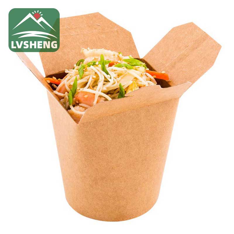 16oz nga Papel Noodle Box