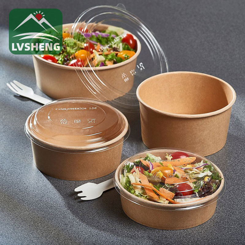 China Paper Bowl nga adunay takup