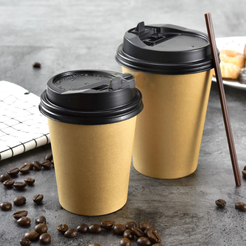 Pag-apil sa Kraft Paper Cup nga adunay takup