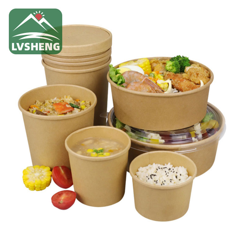 Disposable salad nga sulud
