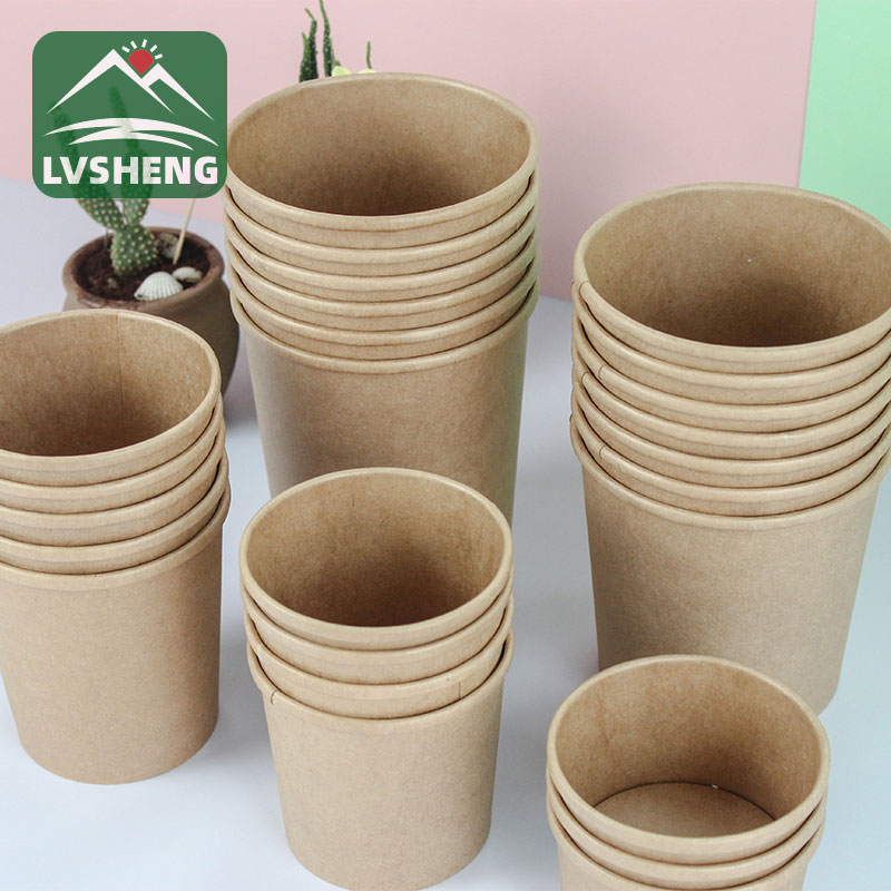 Disposable Soup Bowl nga Papel