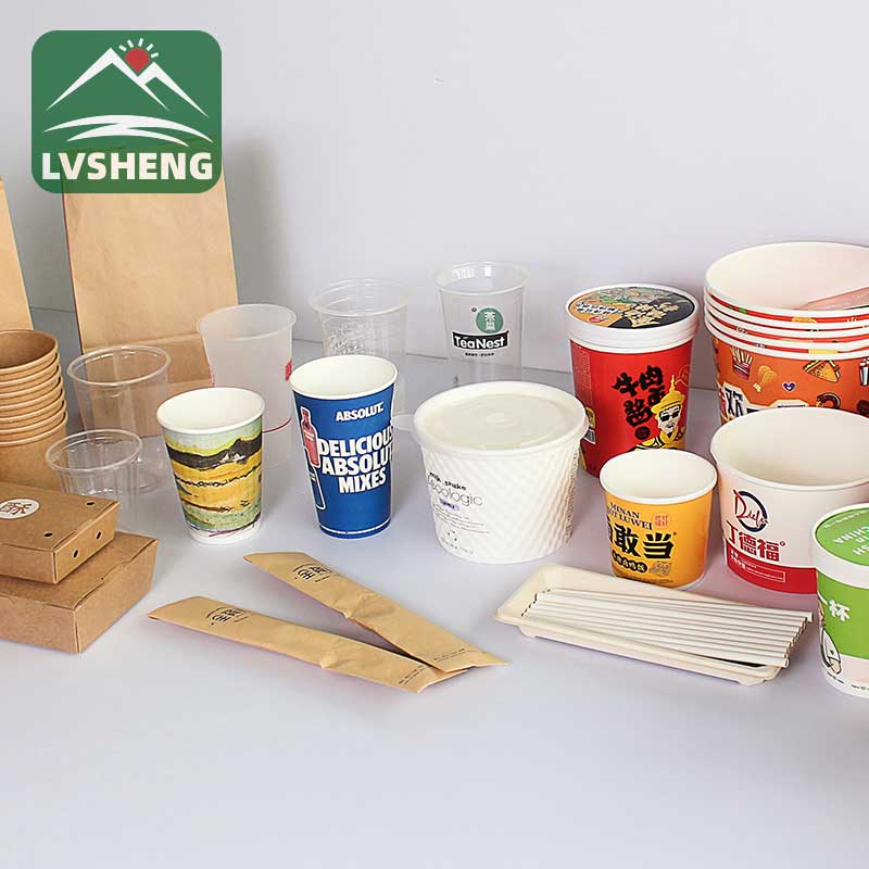 Paper Cup nga adunay takup 5 oz