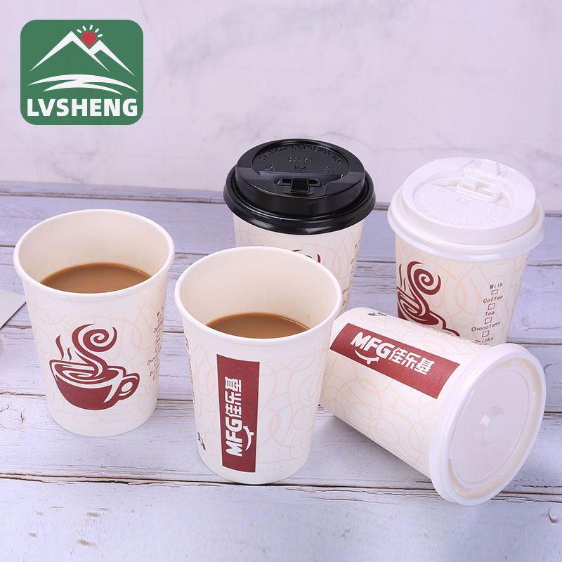 Mga Tasa sa Papel nga May Taklob 12 Oz Para sa Kape