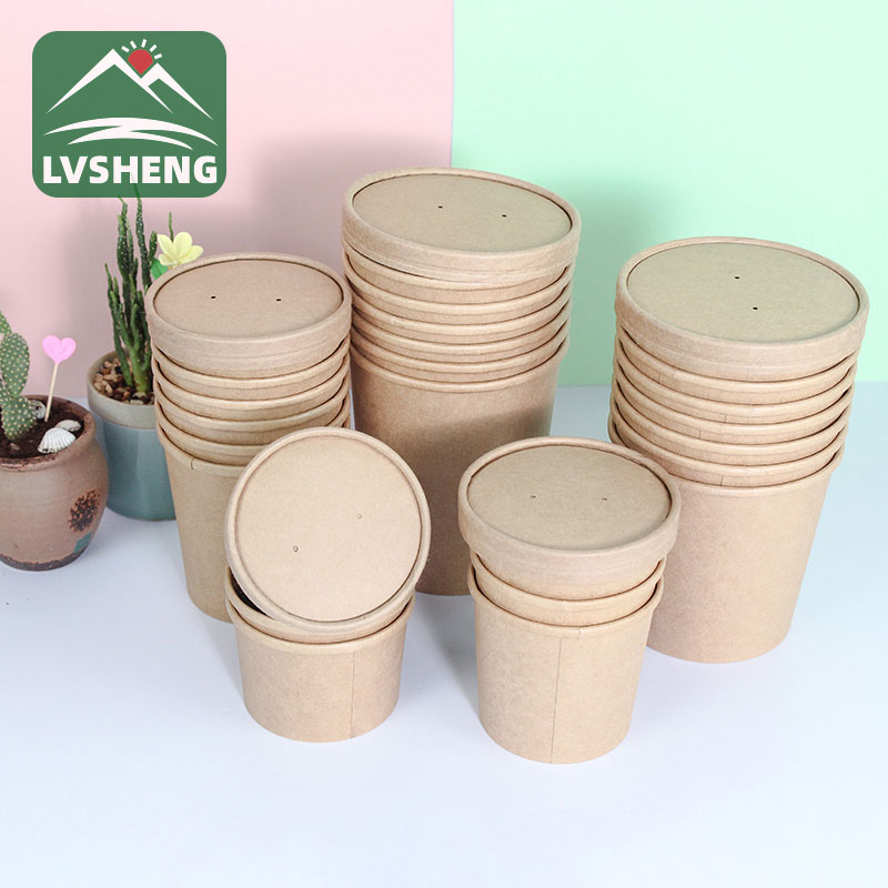Paper Kraft Bowl Para sa Sabaw