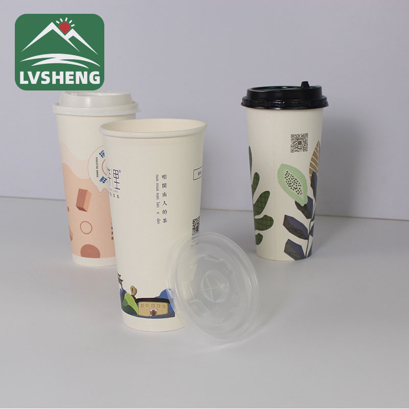 Paper Kraft Cups Para sa Mainit nga Bugnaw nga Pag-inom